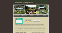 Desktop Screenshot of barefootsprings.com.au